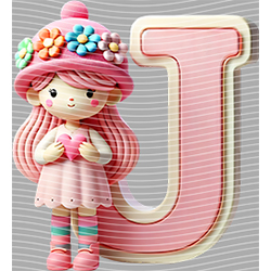 Cartoon letters-CL 619